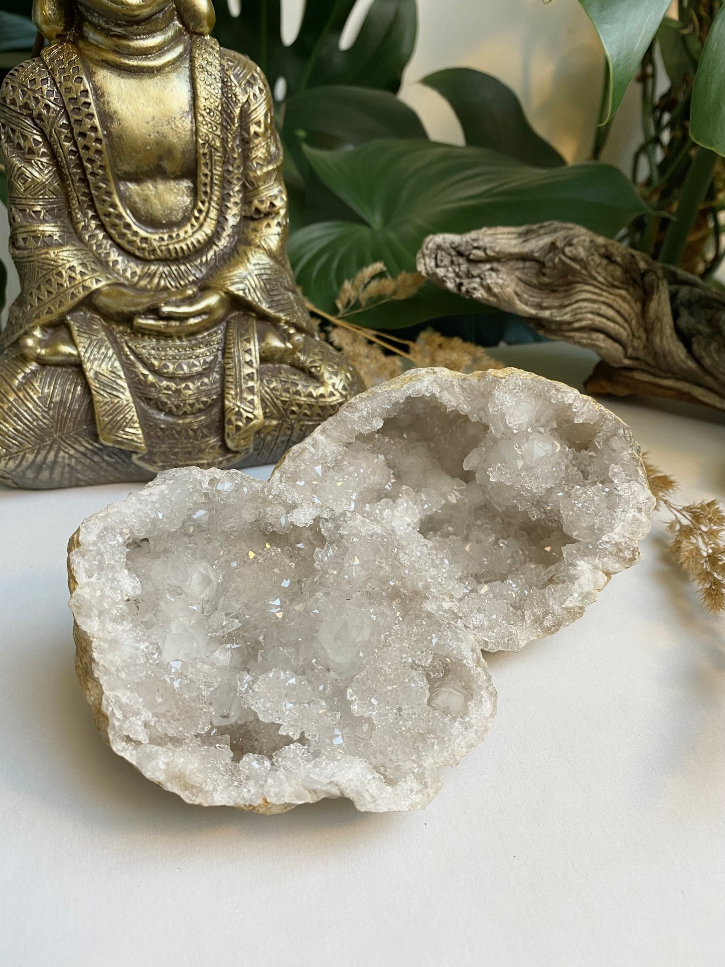 Quarz Geode (Paar)