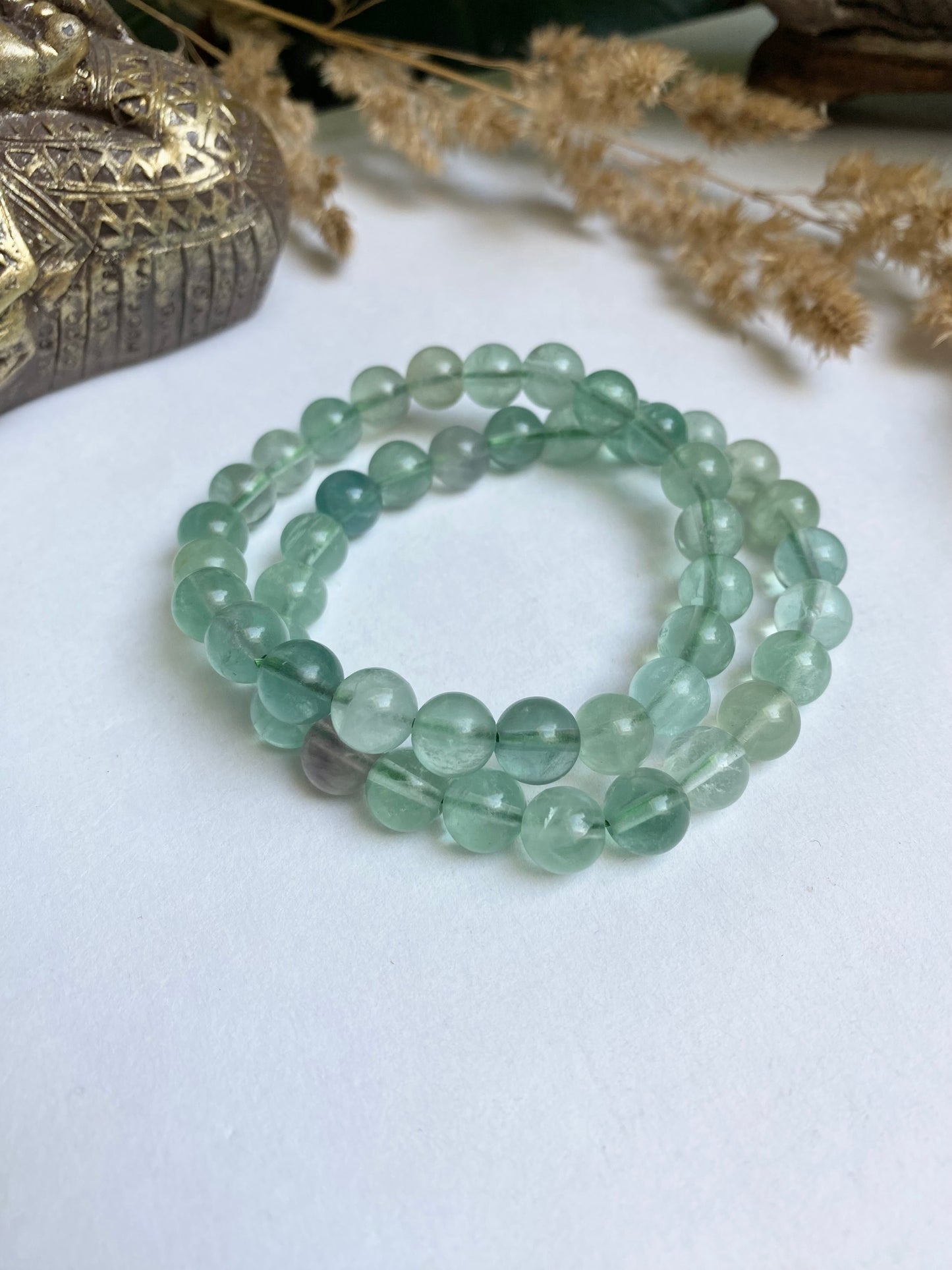 Fluorit Kugelarmband 8mm