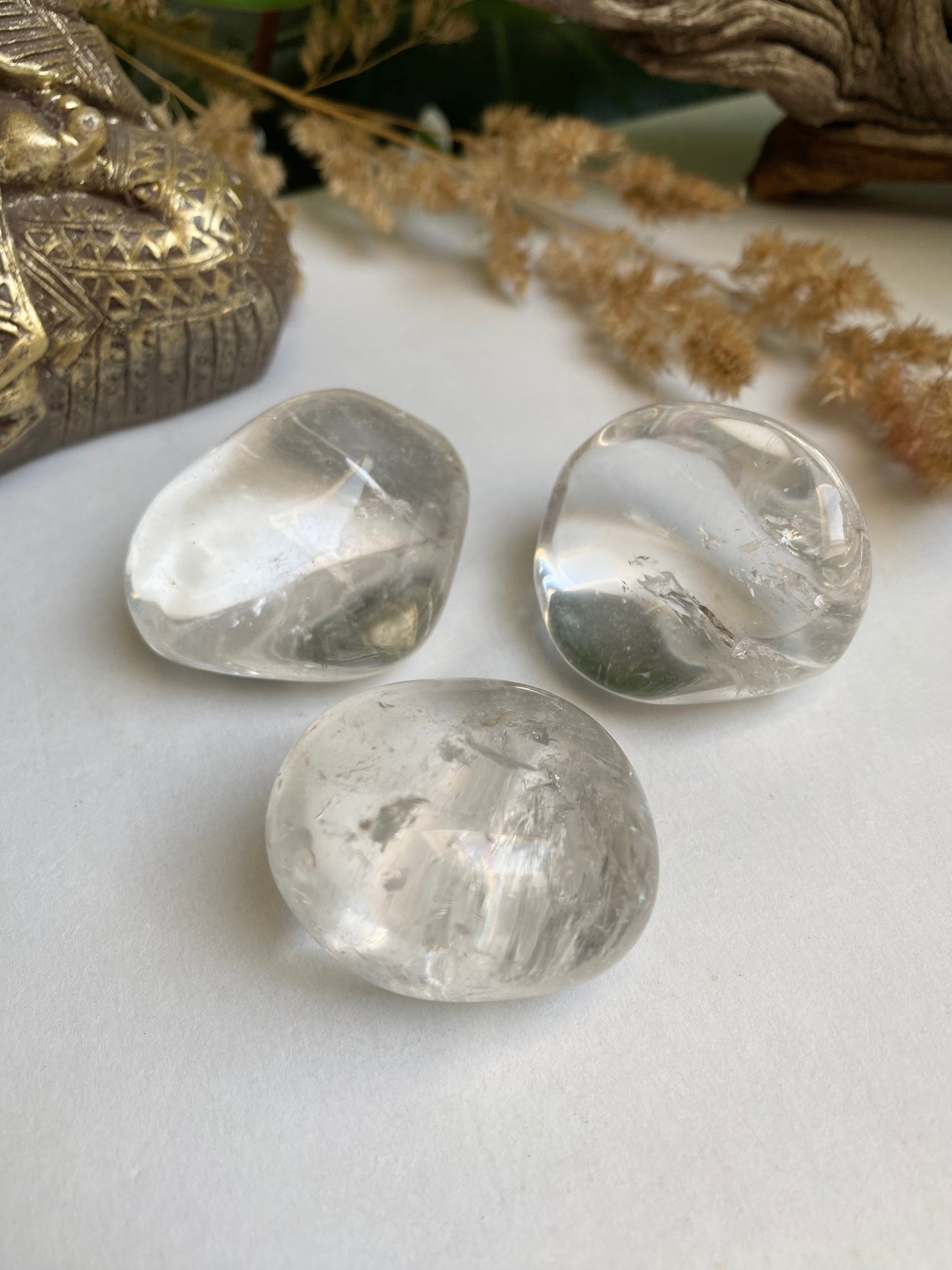 Bergkristall Trommelstein XL