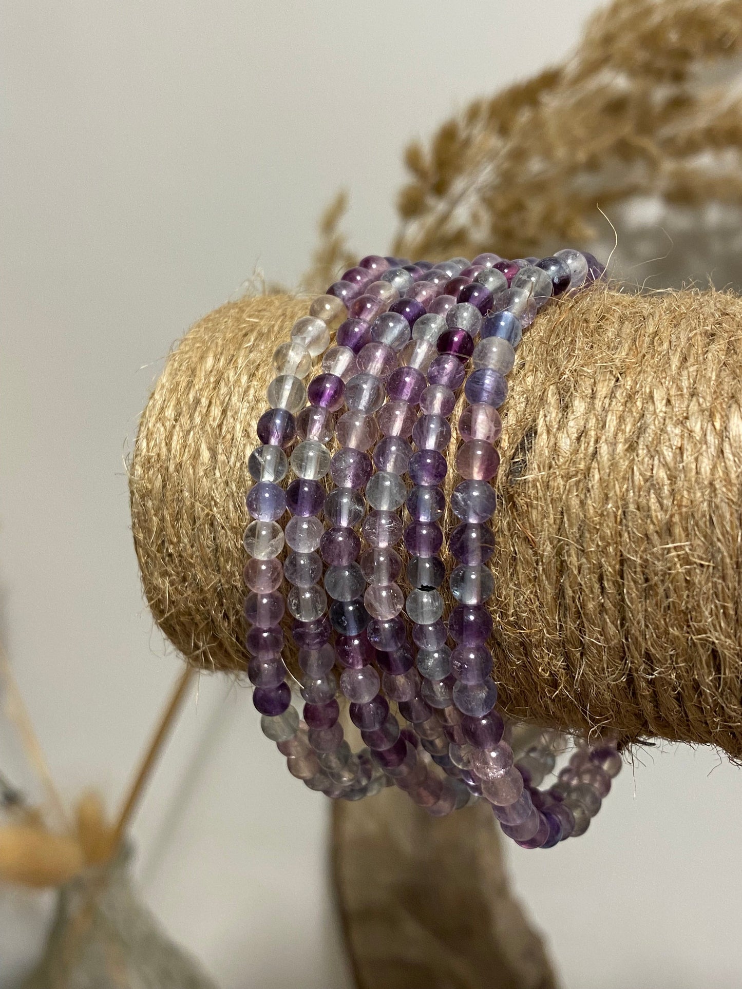 Fluorit Kugelarmband 4mm