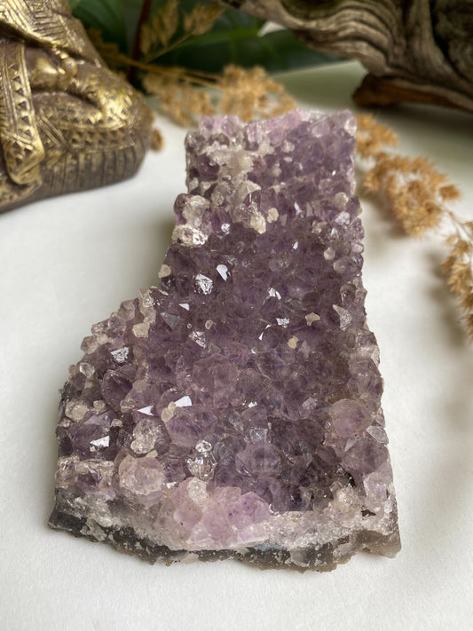 Amethyst mit Calcit 3