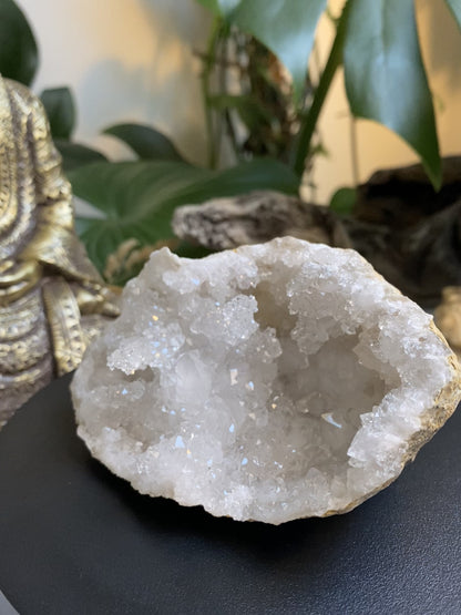 Quarz Geode (Paar)